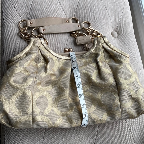 Coach Gold Satchel Bag - Picture 6 of 7
